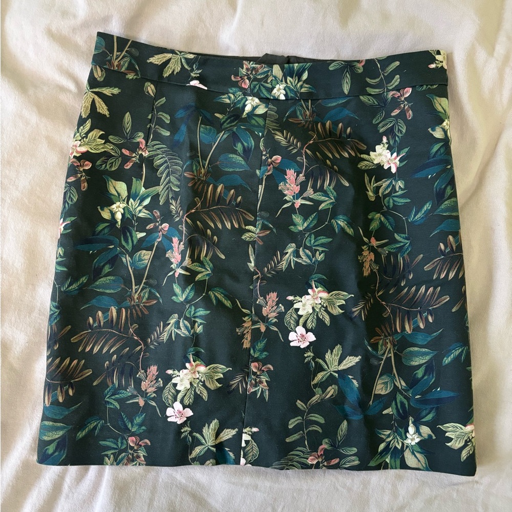 RW&CO. Botanical Print Mini Skirt